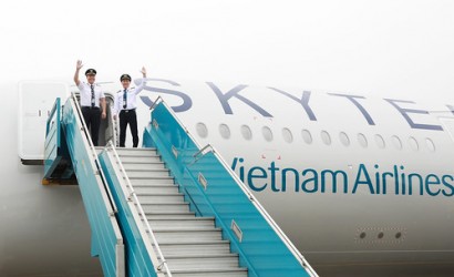 Vietnam Airlines welcomes new A350 with SkyTeam livery